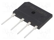 Bridge rectifier: single-phase; Urmax: 800V; If: 35A; Ifsm: 420A 