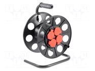 Cable reel; with socket; Sockets: 4; CEE 7/5 (E) socket JONEX