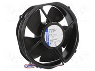 Fan: DC; axial; 24VDC; Ø197x50mm; 940m3/h; 66dBA; ball bearing EBM-PAPST