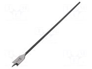 Drill bit; for wood; Ø: 25mm; L: 400mm; high speed steel; 1pcs; Flat C.K