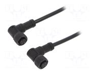 Cable: for sensors/automation; M12; PIN: 5; with plastic nut; plug AMPHENOL LTW
