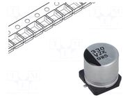 Capacitor: hybrid; 330uF; 35VDC; 2.8A; SMD; ESR: 20mΩ; ZK; ±20%; 4000h PANASONIC