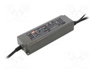 Power supply: switching; LED; 120W; 12÷20VDC; 6A; 90÷305VAC; IP67 