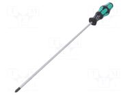 Screwdriver; Pozidriv®; PZ2; Kraftform Plus-300 WERA