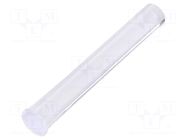 Fiber for LED; Ø5mm; L: 30mm; No.of mod: 1; round; Front: flat MENTOR