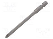 Screwdriver bit; Phillips; PH1; Overall len: 90mm; PROFESSIONAL WIHA