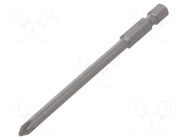 Screwdriver bit; Phillips; PH1; Overall len: 90mm; PROFESSIONAL WIHA