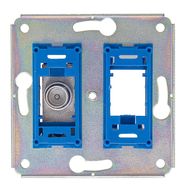 EDC2000 C Modulaire coax socket incl. white cover plate