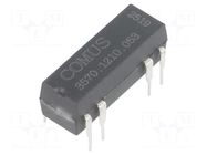 Relay: reed switch; SPST-NO; Ucoil: 5VDC; 500mA; max.150VDC; 10W COMUS