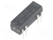 Relay: reed switch; SPST-NO; Ucoil: 12VDC; 500mA; max.150VDC; 10W COMUS