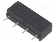 Relay: reed switch; SPST-NO; Ucoil: 12VDC; 500mA; max.200VDC; 10W COMUS