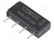 Relay: reed switch; SPST-NO; Ucoil: 12VDC; 500mA; max.200VDC; 10W COMUS