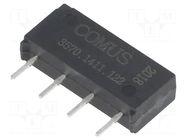 Relay: reed switch; SPST-NO; Ucoil: 12VDC; 500mA; max.200VDC; 10W COMUS