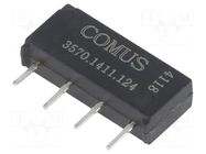 Relay: reed switch; SPST-NO; Ucoil: 12VDC; 500mA; max.200VDC; 10W COMUS