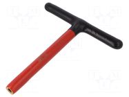 Wrench; insulated,socket spanner; HEX 8mm; tool steel; L: 200mm BAHCO