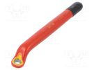 Wrench; insulated,single sided,box; 8mm; 1kV; tool steel; L: 150mm BAHCO