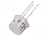 Transistor: NPN; bipolar; 100V; 5A; 6W; TO39 CDIL