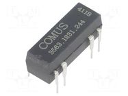 Relay: reed switch; SPDT; Ucoil: 24VDC; 400mA; max.100VDC; 5W; THT COMUS