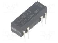 Relay: reed switch; DPST-NO; Ucoil: 24VDC; 500mA; max.150VDC; 10W COMUS