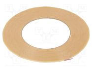 Tape: electrical insulating; W: 1.5mm; L: 45m; Thk: 0.304mm; beige 3M