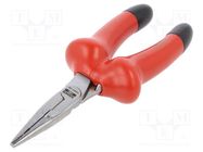Pliers; insulated,half-rounded nose,universal; 160mm BAHCO
