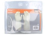 Protective gloves; Size: 10; 750VDC; latex; insulated BAHCO