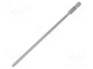 Screwdriver bit; Torx®; TX15; Overall len: 150mm; PROFESSIONAL WIHA