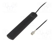 Antenna; GSM; 0dBi; L: 116mm; Len: 2.5m; male,SMA; Colour: black 2J