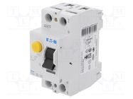 RCD breaker; Inom: 25A; Ires: 100mA; Max surge current: 250A; IP40 EATON ELECTRIC