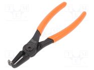 Pliers; for circlip; internal; 19÷60mm; Pliers len: 180mm; angular BAHCO