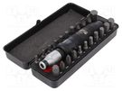 Kit: screwdriver bits; hex key,Pozidriv®,slot,Torx®; impact BAHCO