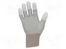 Protective gloves; ESD; M; copper,polyester; <100kΩ ANTISTAT