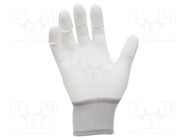 Protective gloves; ESD; S; 10set; polyamide; <100MΩ ANTISTAT