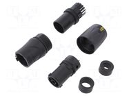 Connector: SpeakON; plug; female; PIN: 3; for cable; 16A; 250V; HPT AMPHENOL