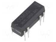 Relay: reed switch; SPST-NO; Ucoil: 24VDC; 500mA; max.150VDC; 10W COMUS