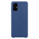 Silicone Case Soft Flexible Rubber Cover for Samsung Galaxy S21 Ultra 5G dark blue, Hurtel
