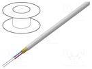 Wire: fiber-optic; VC-D40; Øcable: 4mm; Kind of fiber: SMF G657A1 FIBRAIN