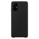 Silicone Case Soft Flexible Rubber Cover for Samsung Galaxy S21+ 5G (S21 Plus 5G) black, Hurtel