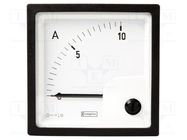 Ammeter; on panel; I DC: 0÷20A; Class: 1.5; 48x48mm CROMPTON - TE CONNECTIVITY
