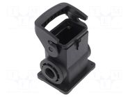 Enclosure for connectors: HDC; size 6B; for panel mounting; IP66 HARTING