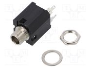 Connector: Jack 6,3mm; socket; female; mono; ways: 2; straight; S1VS CLIFF