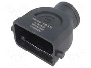 Enclosure for connectors: HDC; size 10B; for cable; Han-Eco® B HARTING