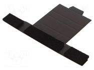 Box with foam; ESD; 90x30x15mm; cardboards; black ANTISTAT