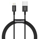 Baseus Superior USB - Lightning fast charging data cable 2,4 A 1 m black (CALYS-A01), Baseus