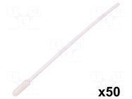 Cleaning cloth: cleaning sticks; single sided; 50pcs; L: 135mm CHEMTRONICS