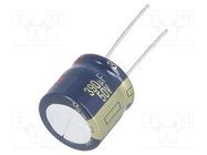 Capacitor: electrolytic; low ESR; THT; 390uF; 50VDC; Ø16x15mm; ±20% PANASONIC