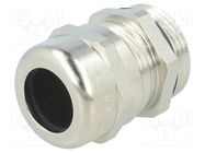 Cable gland; with earthing; PG16; IP68; brass; SKINTOP® MS-SC LAPP