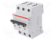 Circuit breaker; 400VAC; Inom: 25A; Poles: 3; Charact: C; 6kA; IP20 