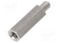 Screwed spacer sleeve; 25mm; Int.thread: M5; Ext.thread: M5 DREMEC