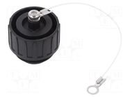 Protection cover; IP67; external thread,threaded joint; WA22 WEIPU